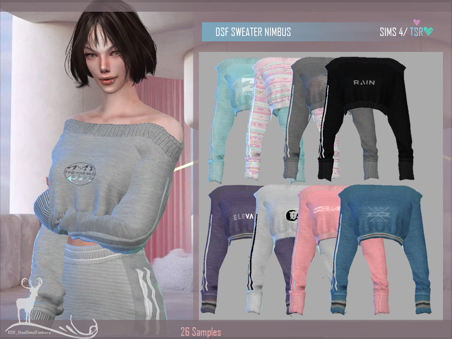 Dsf Sweater Nimbus By Dansimsfantasy At Tsr Sims 4 Updates