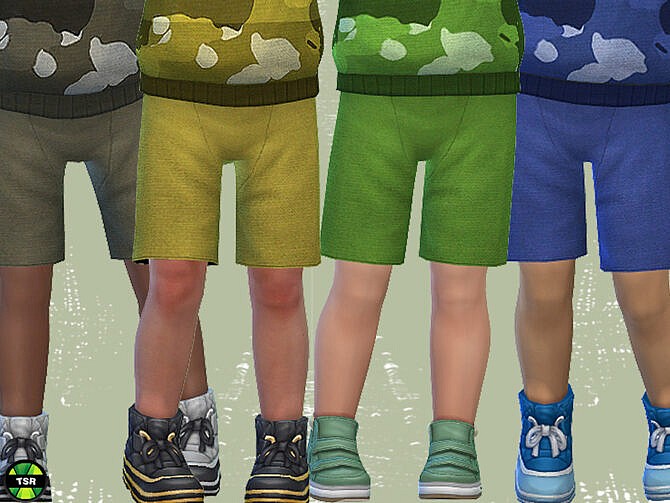 Sims 4 Toddler Jersey Shorts by Pelineldis at TSR