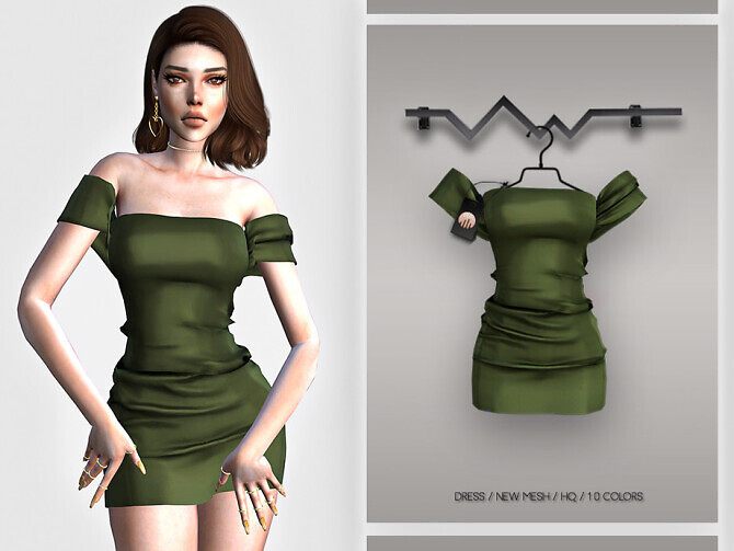 Sims 4 Dress BD405 by busra tr at TSR