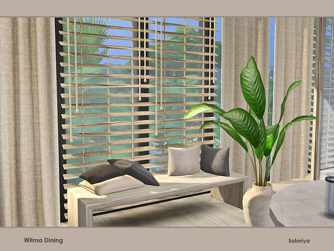 Sims 4 Wilma Dining Room by soloriya at TSR