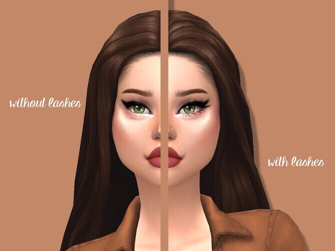 Sims 4 Brown Teddy Eyeliner by LadySimmer94 at TSR