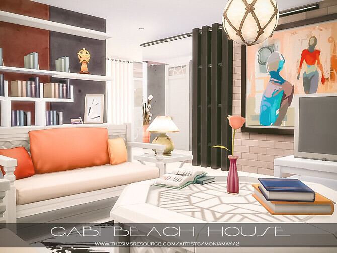 Sims 4 Gabi Beach House by Moniamay72 at TSR