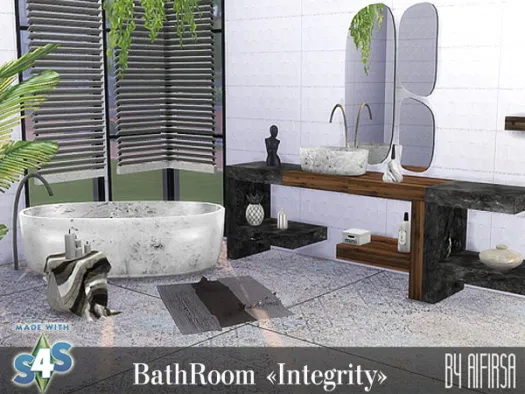 Sims 4 Integrity bathroom at Aifirsa