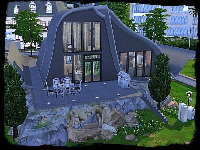 Sims 4 Future bunker house by GenkaiHaretsu at TSR