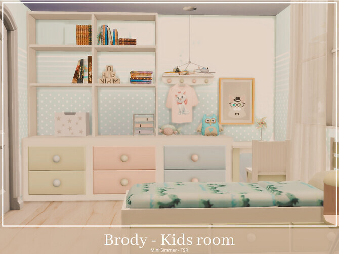 Sims 4 Brody Kids room by Mini Simmer at TSR