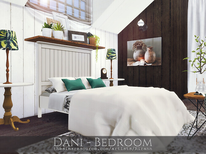 Sims 4 Dani bedroom by Rirann at TSR