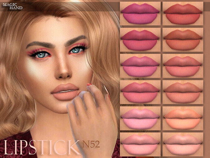 Sims 4 Lipstick N52 by MagicHand at TSR