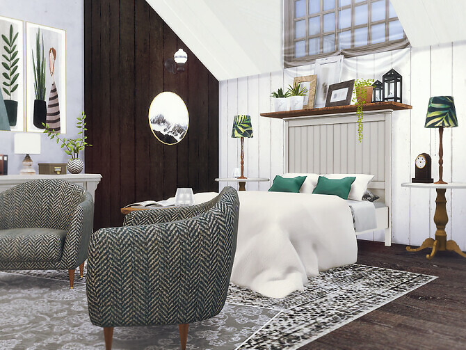 Sims 4 Dani bedroom by Rirann at TSR
