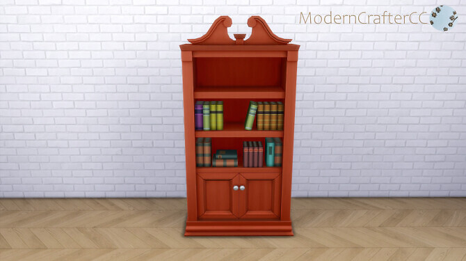Sims 4 The Colonial Bookworm Recolour at Modern Crafter CC