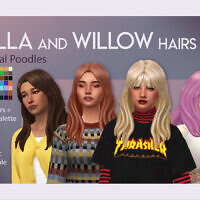 Willa Long And Flowy Hair By Feralpoodles