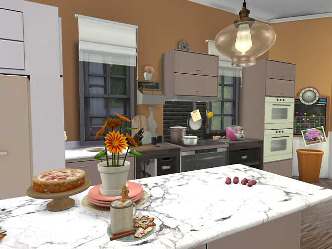Sims 4 Bearwood the kitchen by fredbrenny at TSR