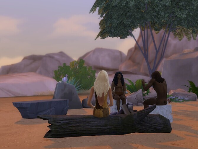 Sims 4 Stoneage First Camp at KyriaT’s Sims 4 World