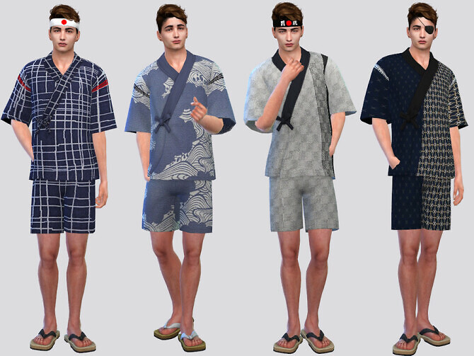 Sims 4 Jinbei Festival Outfit by McLayneSims at TSR