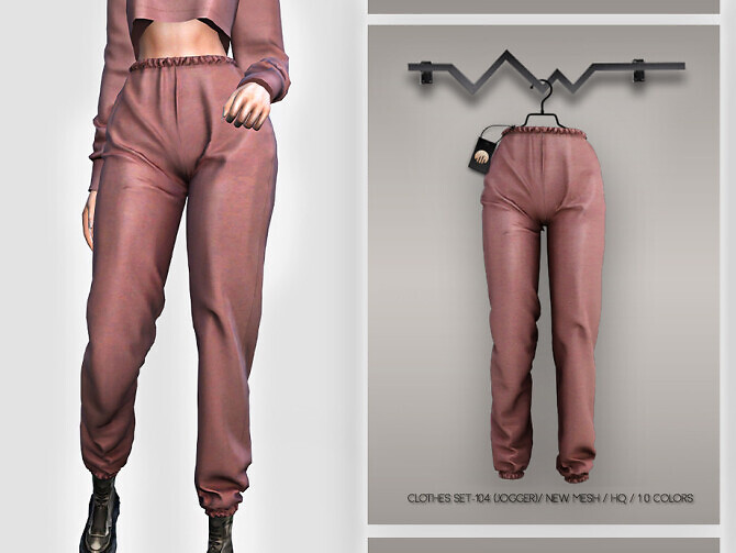 Sims 4 Clothes SET 104 (JOGGERS) BD398 by busra tr at TSR