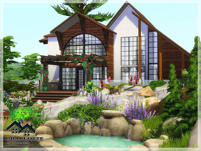 Sims 4 Charlotte home by marychabb at TSR