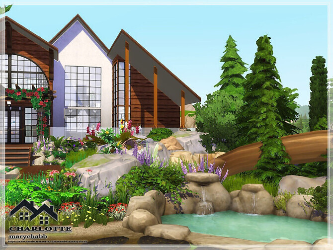 Sims 4 Charlotte home by marychabb at TSR