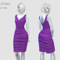 Above Knee Sims 4 Dress
