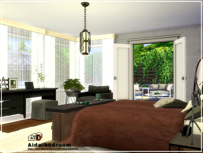 Sims 4 Aida bedroom by Danuta720 at TSR