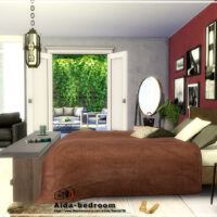 Aida bedroom Sims 4 by Danuta720