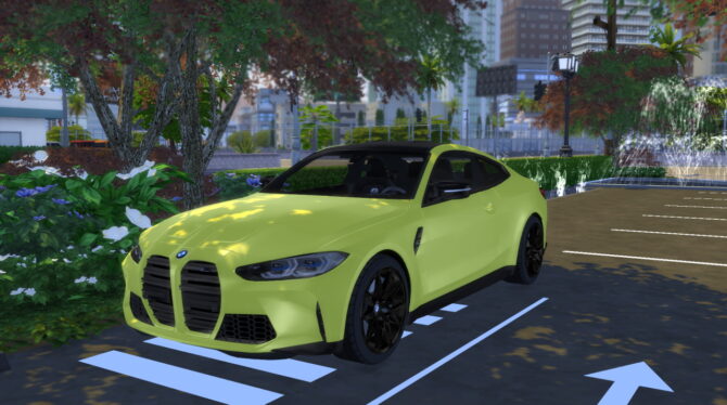 Sims 4 BMW M4 Competition at LorySims