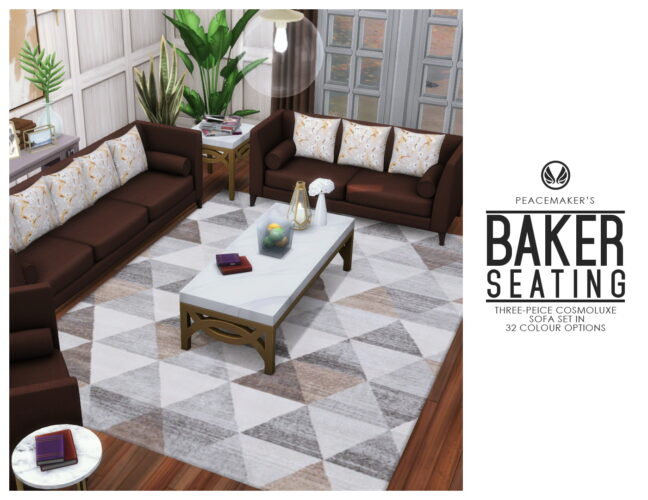Baker Cosmoluxe Sofa Set 1