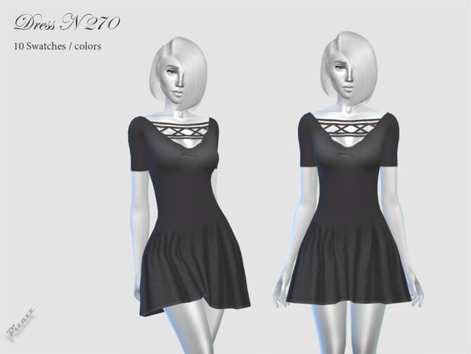 Sims 4 SHORT DRESS N 270 by pizazz at TSR