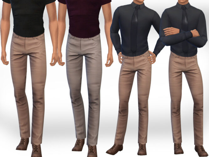 Casual Sims 4 Pants For Males