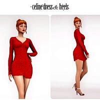 Celine Sims 4 Dress Heels