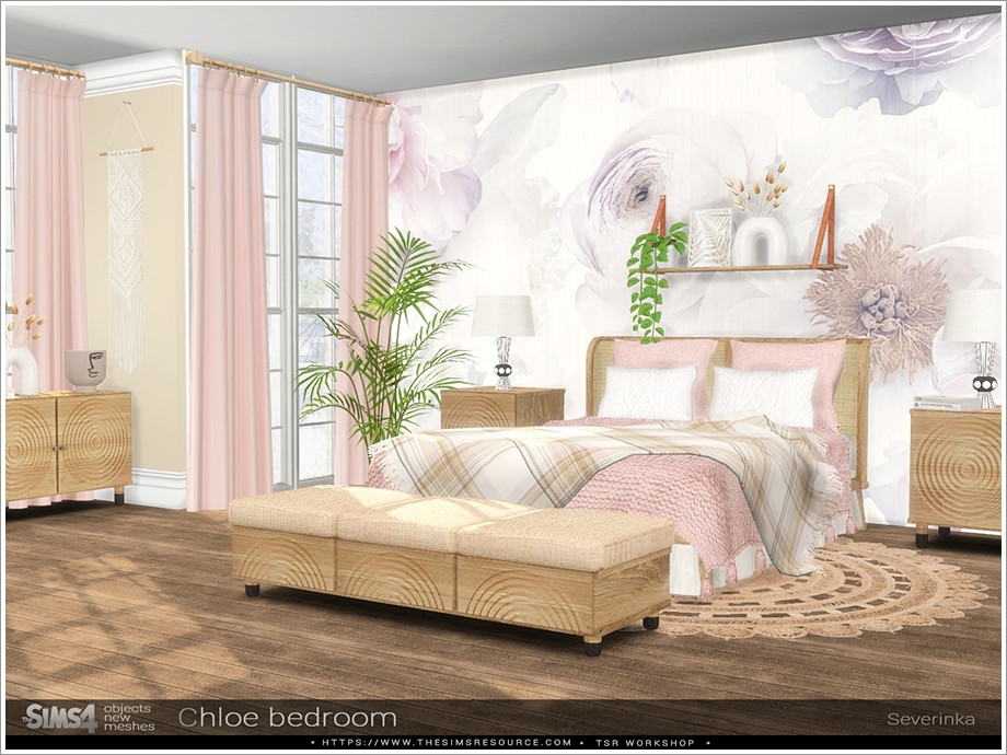 Chloe bedroom by Severinka at TSR » Sims 4 Updates