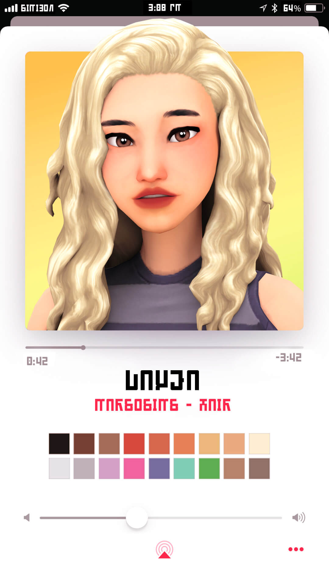 Dayea wavy hair at Marso Sims » Sims 4 Updates