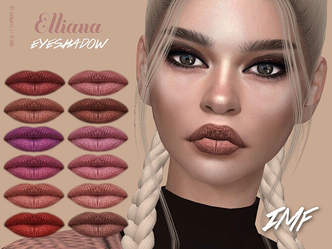 Sims 4 Elliana Lipstick N.316 by IzzieMcFire at TSR
