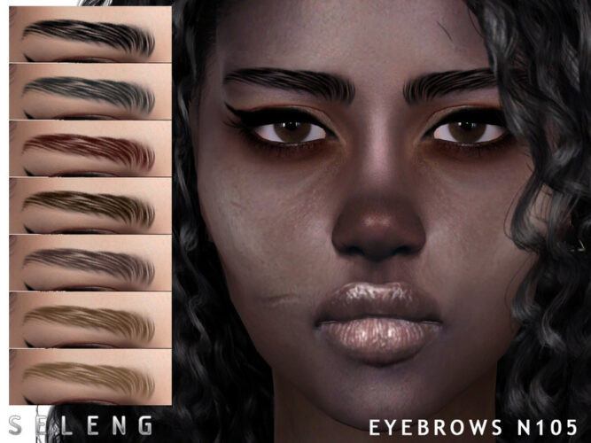 Eyebrows N105 Sims 4 by Seleng