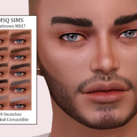 Eyebrows NB17 by MSQ Sims 4