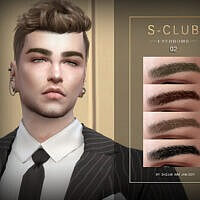 Eyebrows Sims 4 By S Club Wm
