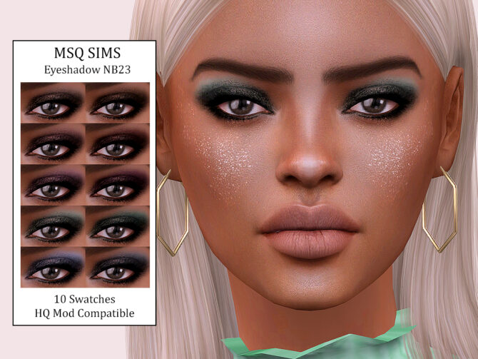 Sims 4 Eyeshadow NB23 at MSQ Sims