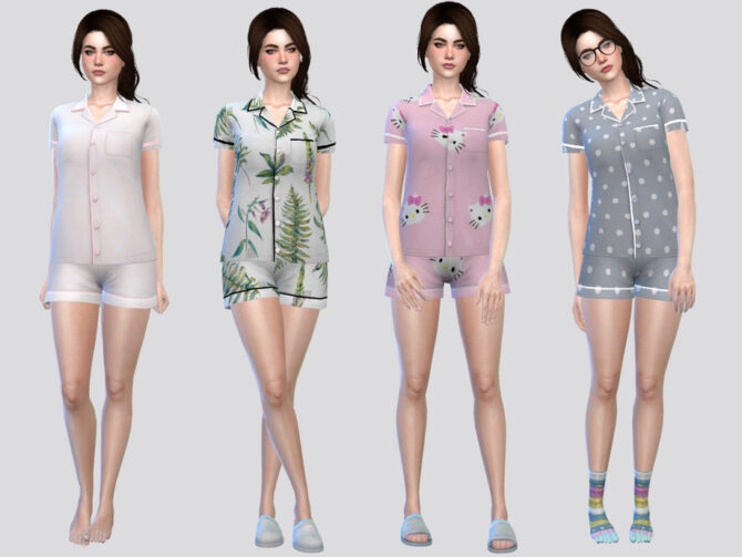 Sims 4 FullBody Sleepwear Women (S) by McLayneSims at TSR