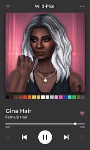 Gina Sims 4 Hair