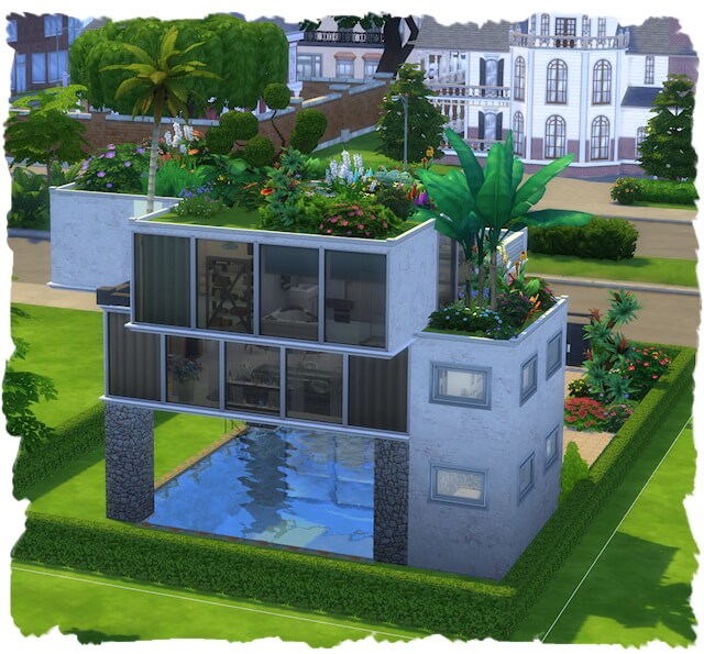 Sims 4 Green Dream Home by Chalipo at All 4 Sims