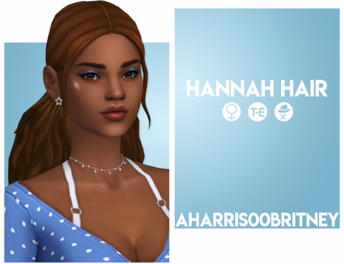 Sims 4 Hannah Hair at AHarris00Britney