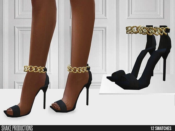 Sims 4 Heels with chains 612 by ShakeProductions at TSR