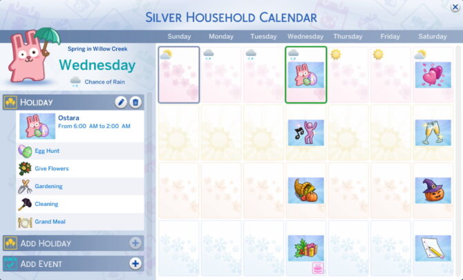 Holiday Replacements Mod The Sims 4