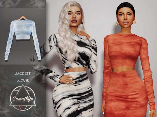 Jack Sims 4 Blouse by Camuflaje