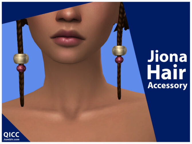 Sims 4 Jiona Hair Set by qicc at TSR