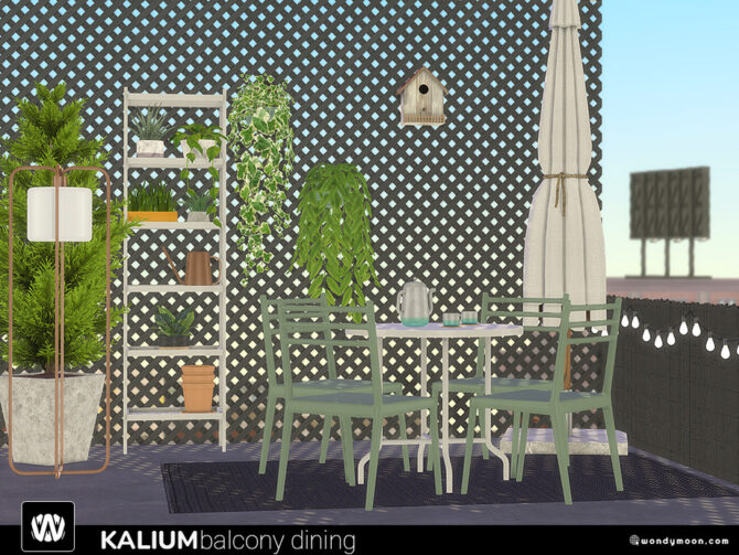 Sims 4 Kalium Balcony Dining by wondymoon at TSR