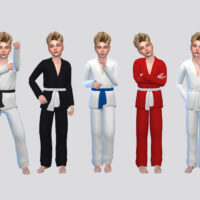 Karate Sims 4 Uniform Boys