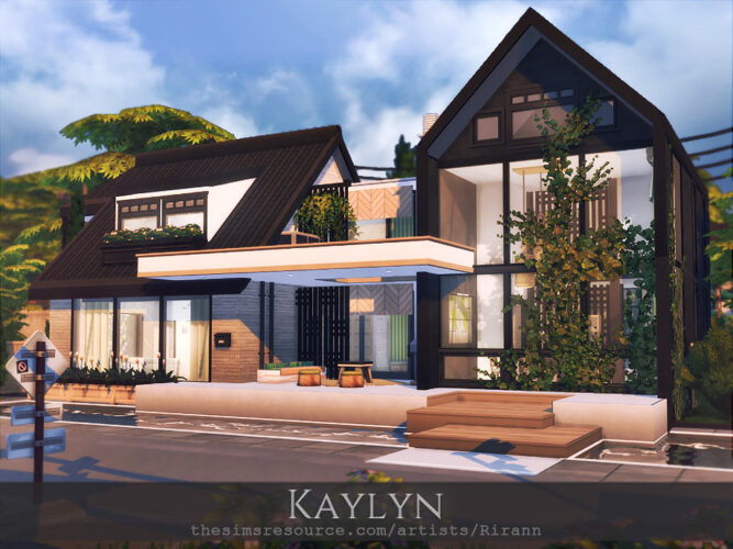 Kaylyn Sims 4 cottage by Rirann