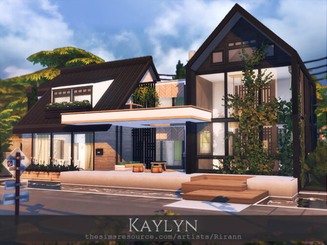 Sims 4 Kaylyn cosy cottage by Rirann at TSR