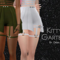 Kitty Garters by Dissia for Sims 4