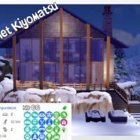 Kiyomatsu chalet Sims 4