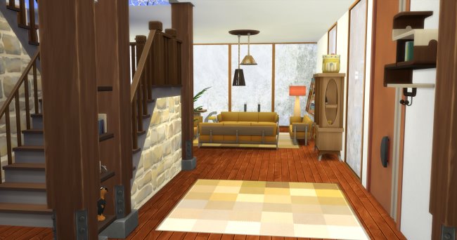 Sims 4 Kiyomatsu chalet by Oldbox at All 4 Sims